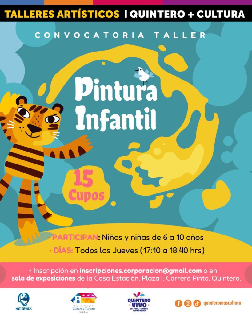 ¡Atención, comunidad de Quintero! Comenzamos con los talleres en la Casa Estación🌟