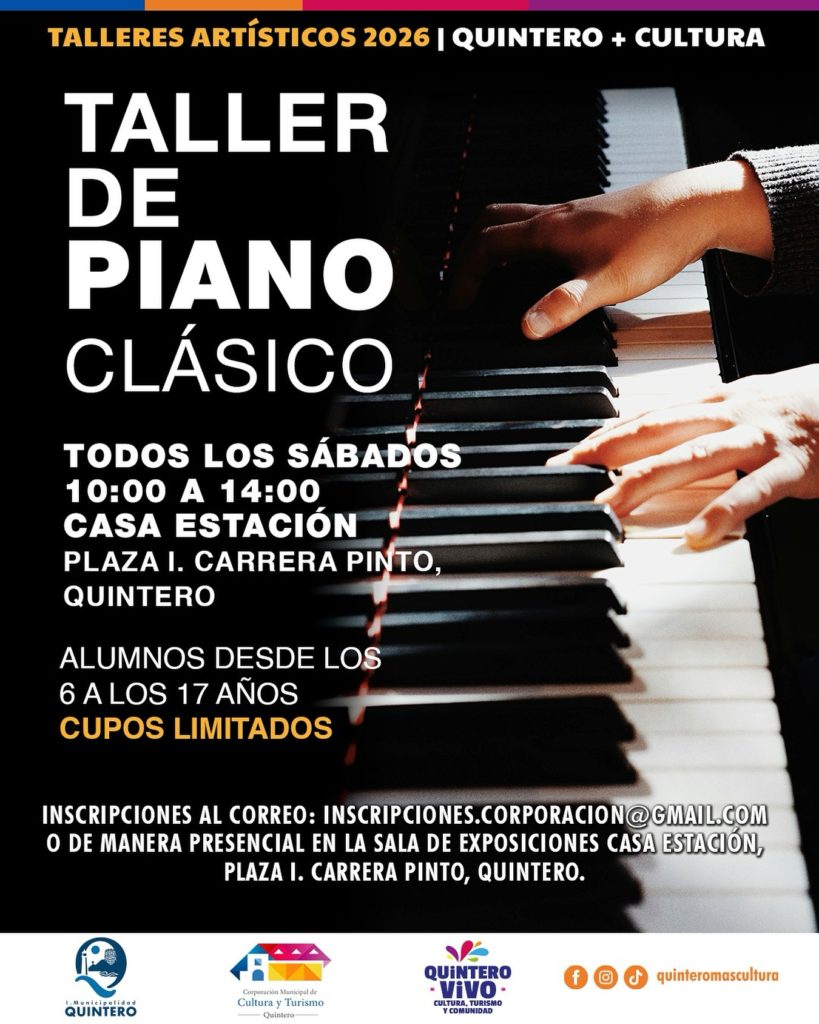 ¡Inscripciones abiertas para el Taller de Piano Clásico!