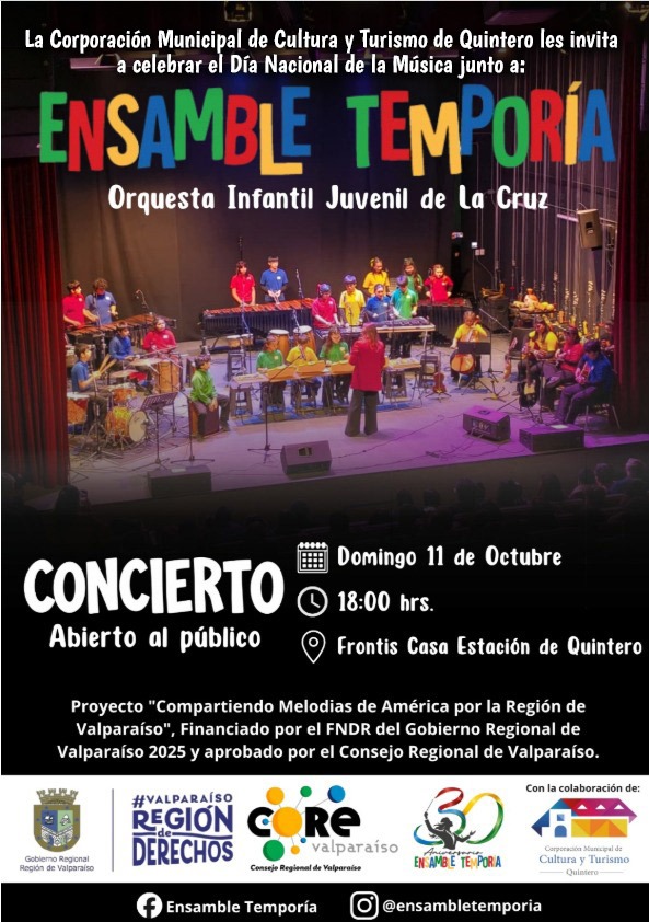 ¡Celebremos el Día Nacional de la Música en Quintero!